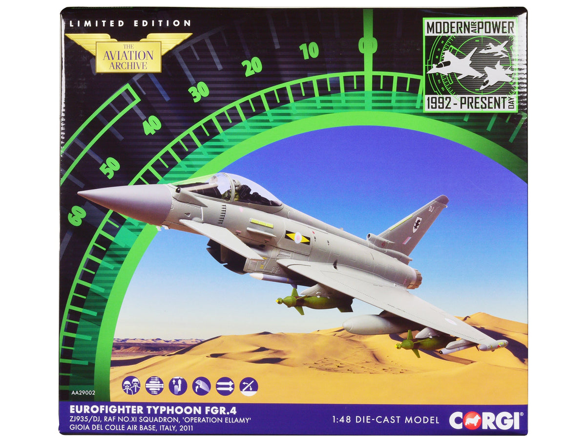 Rapid Vehicles Eurofighter Typhoon FGR.4 Fighter Aircraft "RAF No.11 Squadron Operation Ellamy...