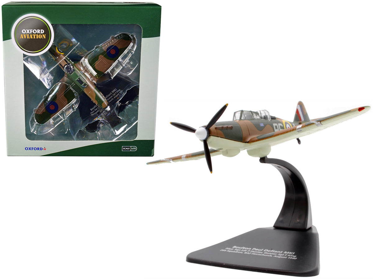 Rapid Vehicles Boulton Paul Defiant MK I Fighter Plane Pilot: Sqn Ldr P Hunter Gunner Sgt F King...