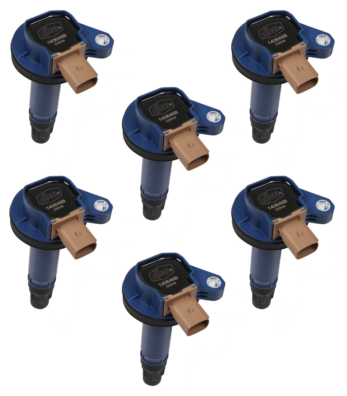 Coil - Ford 3.5L V6 EcoBoost 6pk - Blue - 140646B6