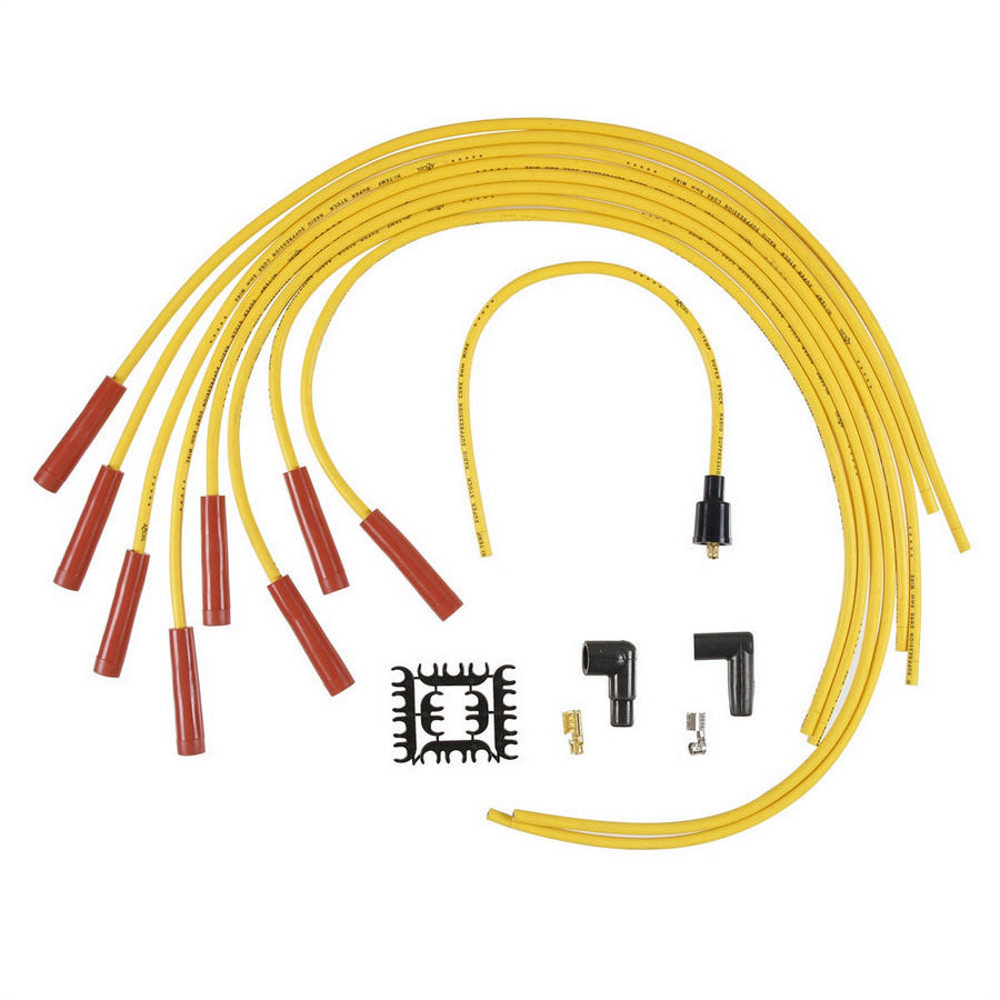 8mm Straight End Supp YELLOW UNIVERSAL - 4040