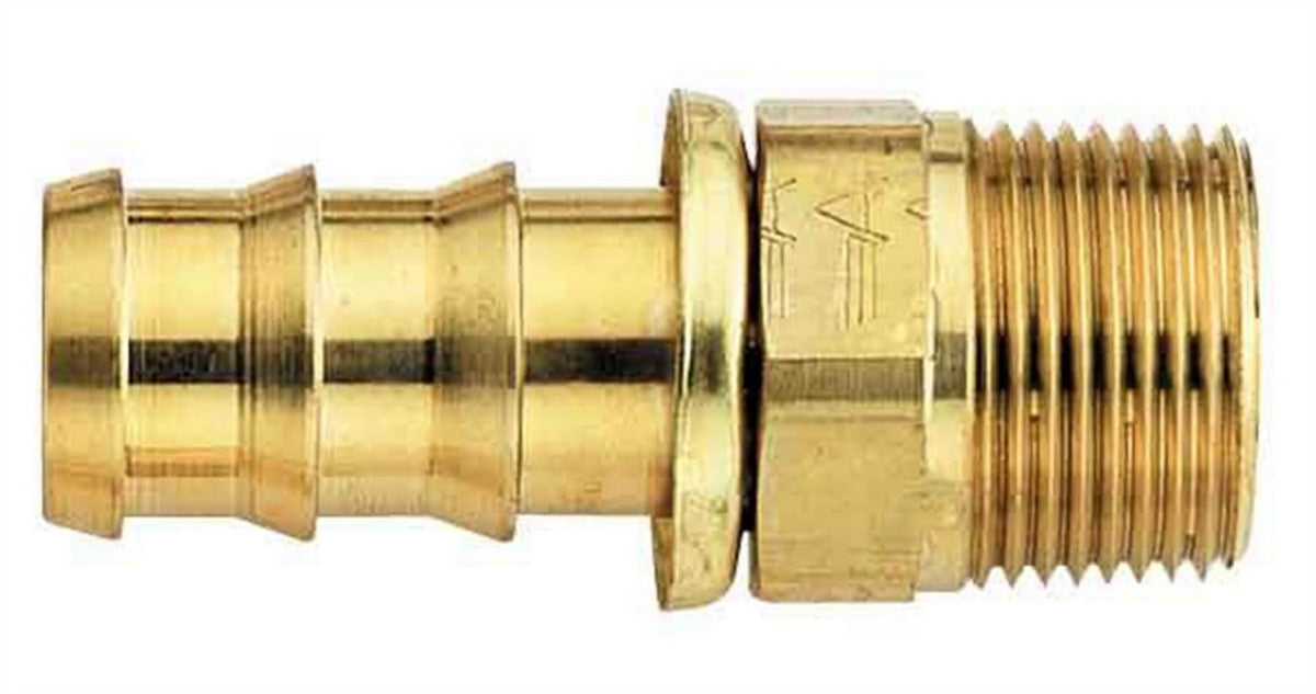 #4 Socketless Hose To 1/4 Male Pipe Fitting - FBM1201