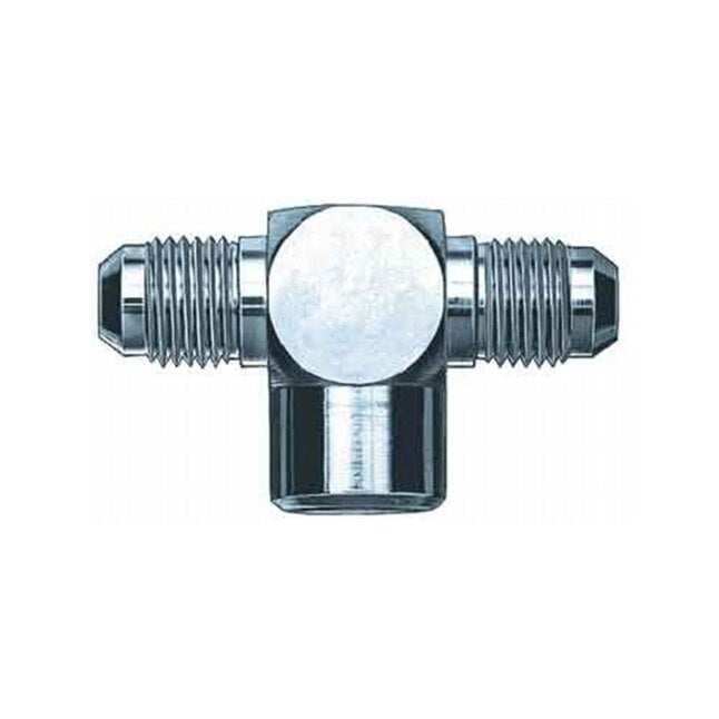 Stl Tee 1/8npt female to #4an Fitting - FBM2882