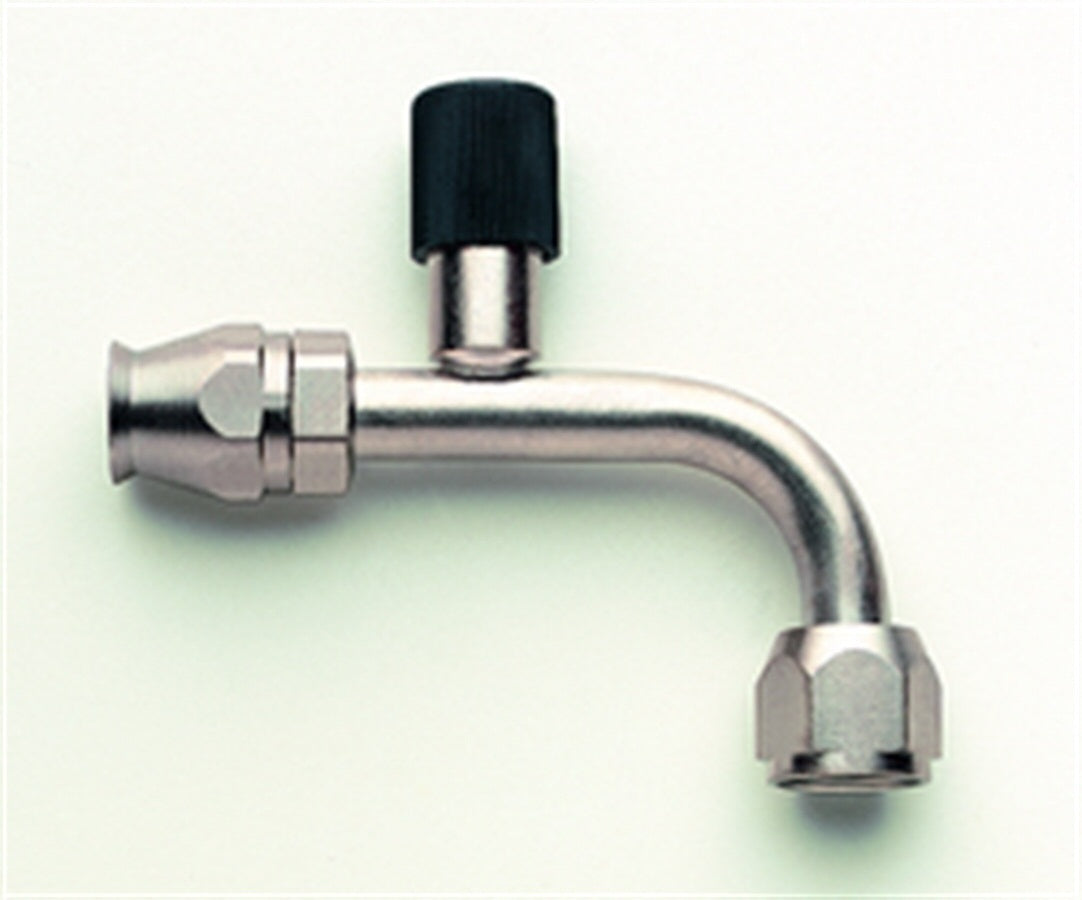 90 Degree -10 A/C Fitting w/Charge Port - FCE1834