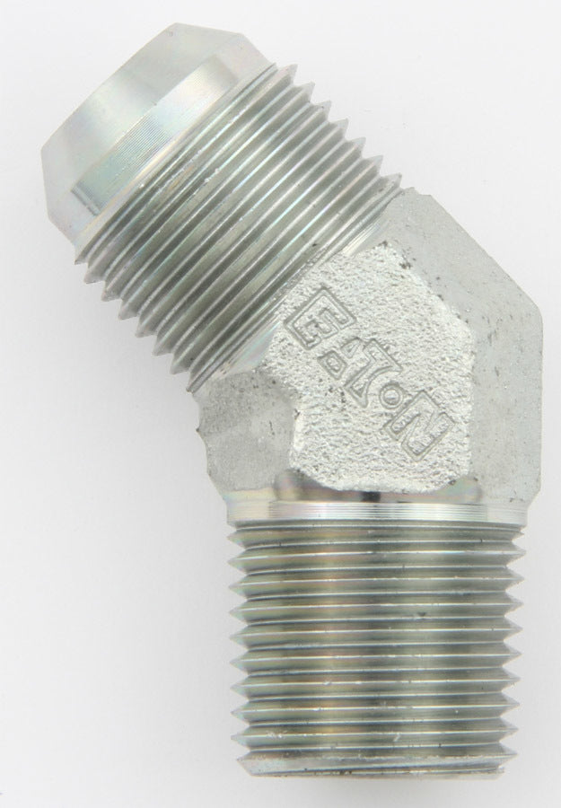 45 Male Elbow #10 To 1/2 Npt Steel Fitting - FCM2594