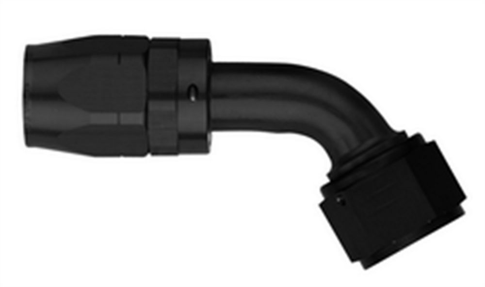 #6 60 Deg Hose End Black - FCM4482