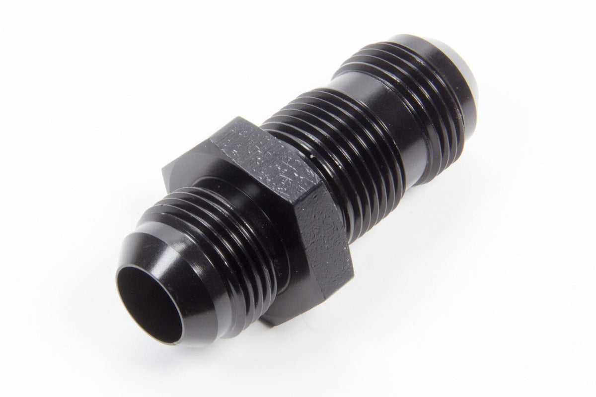 #12 Flare End Bulkhead Union Black - FCM5075