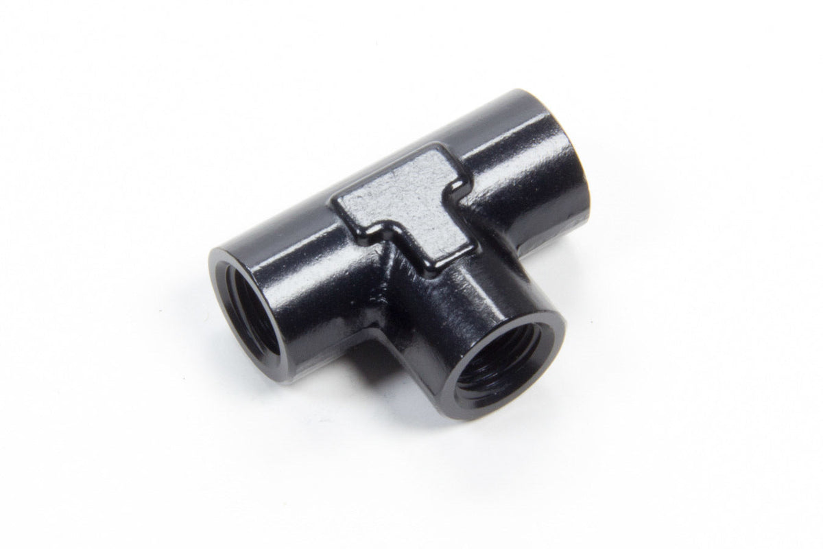 Alum Female Pipe Tee 1/8in Black - FCM5150