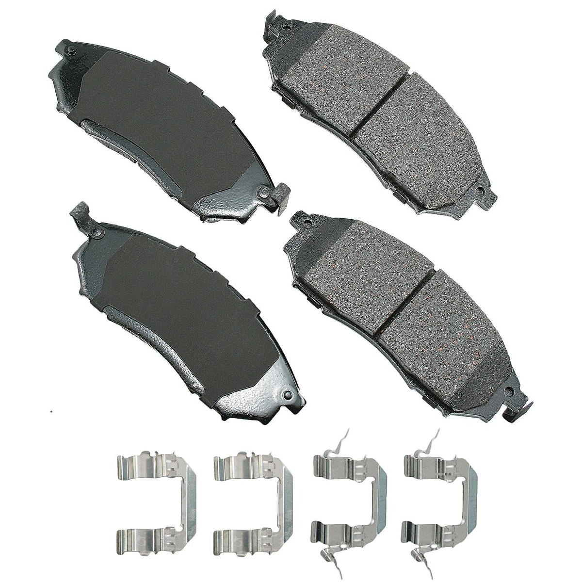 ProACT Ultra-Premium Bra ke Pads - Front - ACT888A