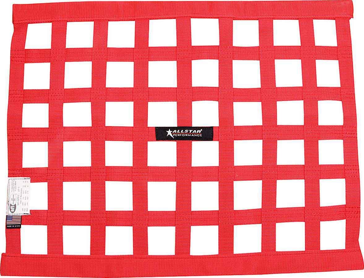 Window Net Border Style 18 x 24 SFI Red - ALL10287