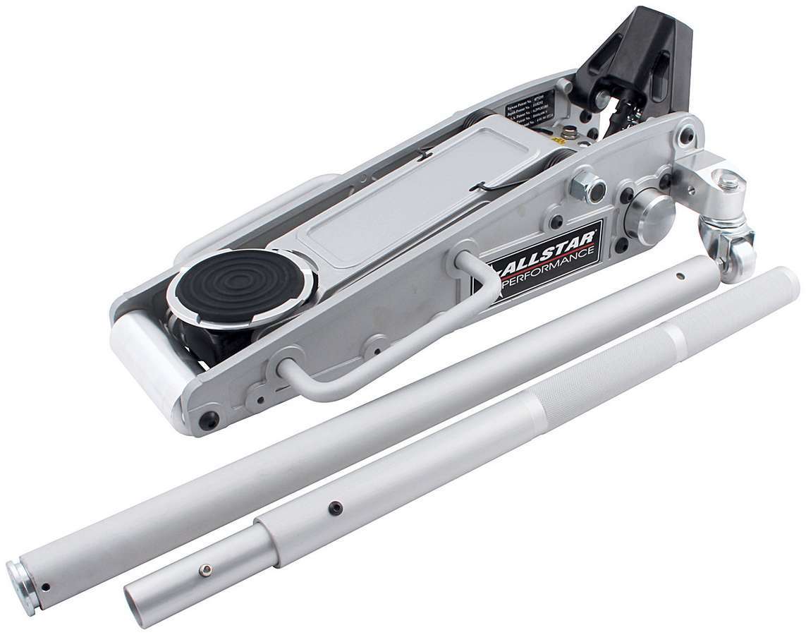 Aluminum Racing Jack 6 Pump Silver - ALL10425