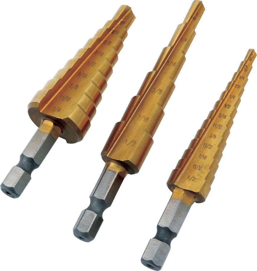 Step Drill Set 3pc - ALL11040