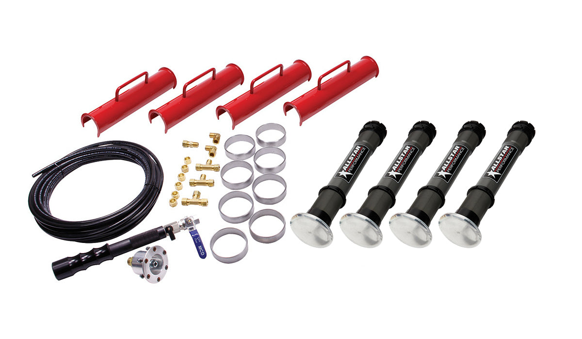 Air Jacks Complete Kit 4pcs 15.25in w/Dirt Foot - ALL11301