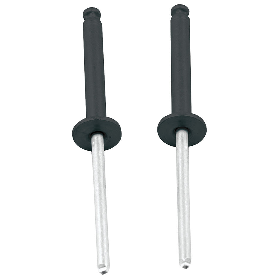 1/8in Alum Rivet Black 100pk Flange Type - ALL18099