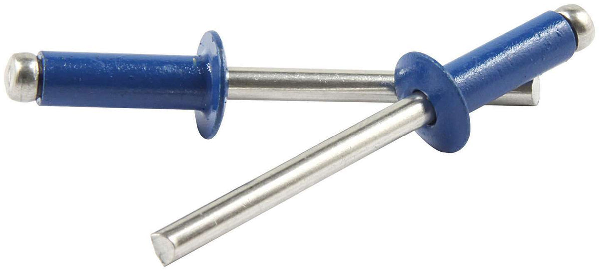 Sm Hd Rivet Blue Alum 250pk Chevron - ALL18135