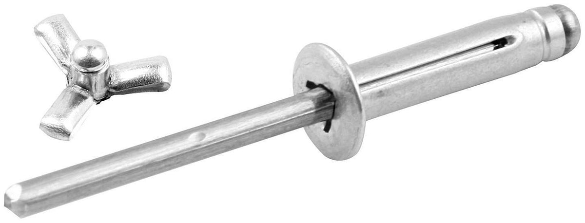 Sm Hd Rivet 250Pk Silver Flange Type Alum Mandrel - ALL18184