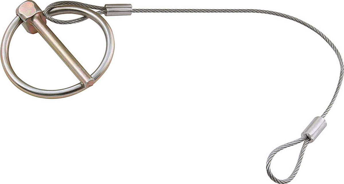 Flip-Over Clip 3/16in w/ 10in Lanyard - ALL18462