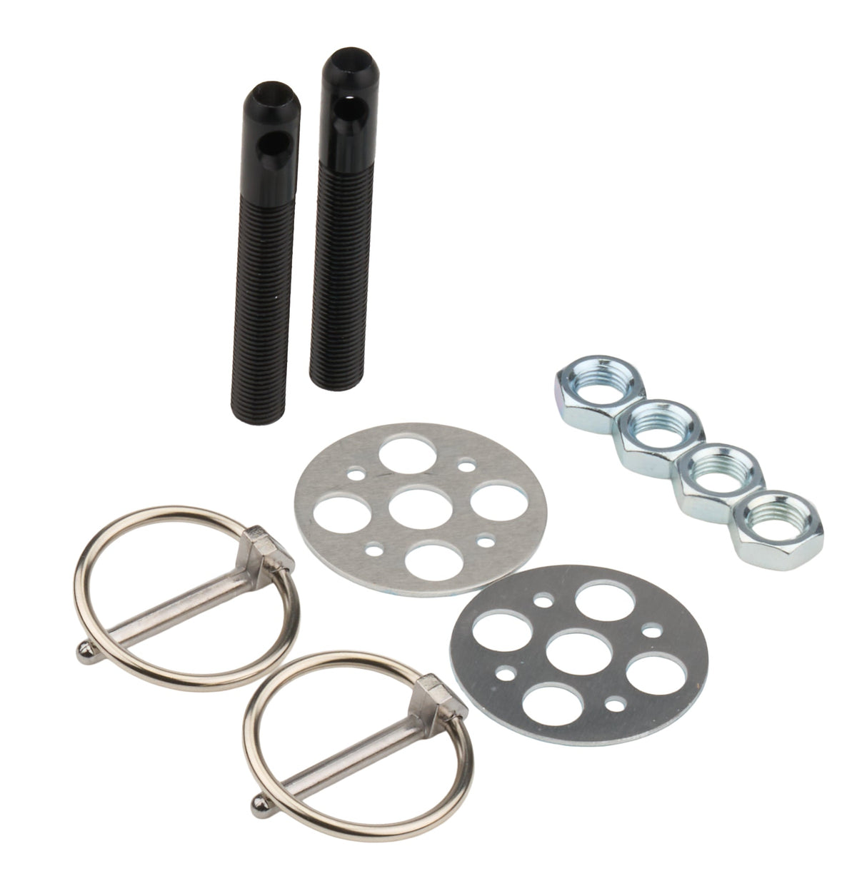 LW Alum Hood Pin Kit 3/8in Black - ALL18473