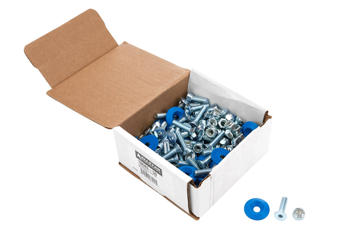 Countersunk Bolt Kit Blue 50pk - ALL1868350