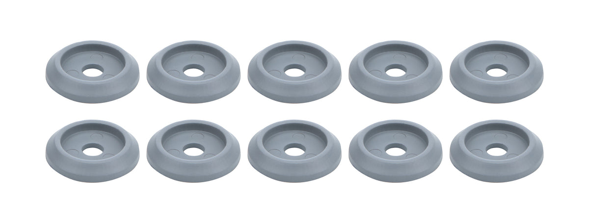 Body Bolt Washer Plastic Silver 10pk - ALL18850