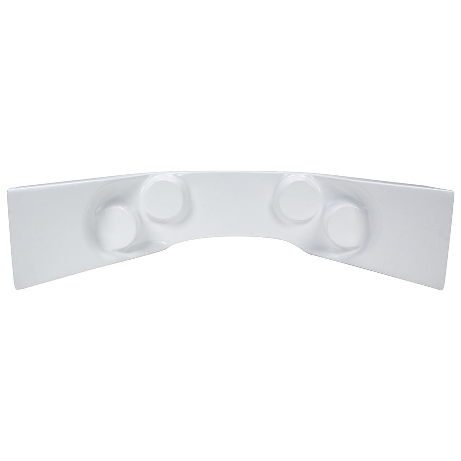 Fiberglass Curved Dash Panel White - ALL23242