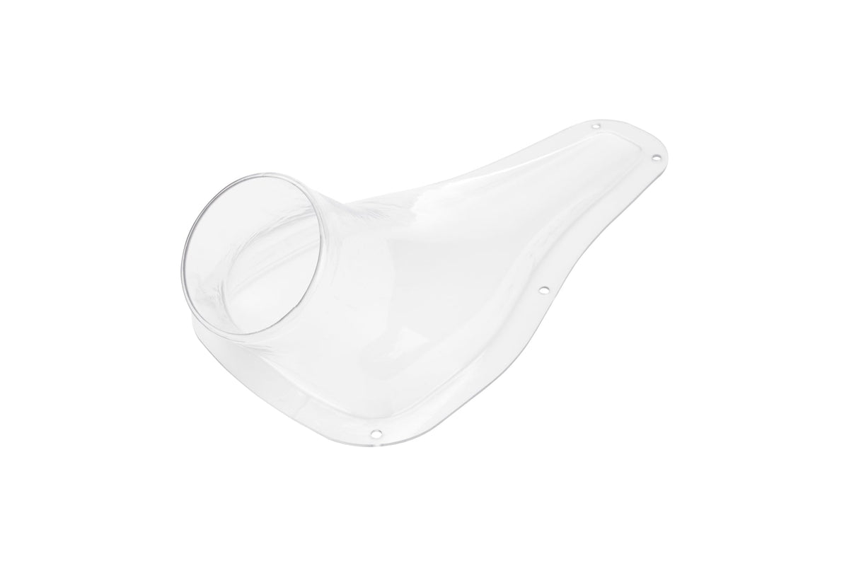 Brake Duct Teardrop Clear Single Hole - ALL42143