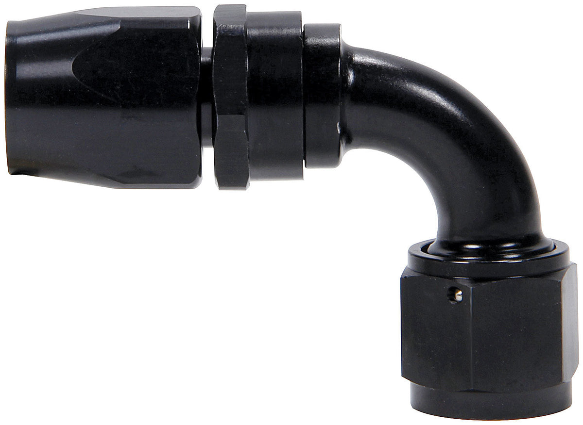 Hose End 90 Degree -10 Black - ALL48278