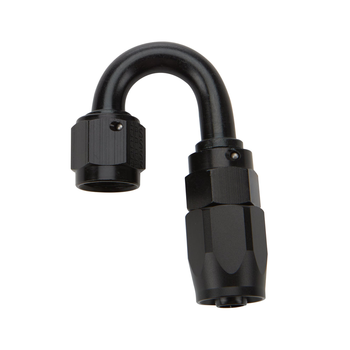 Reusable Hose End Black 180 Deg Elbow -10 - ALL49384