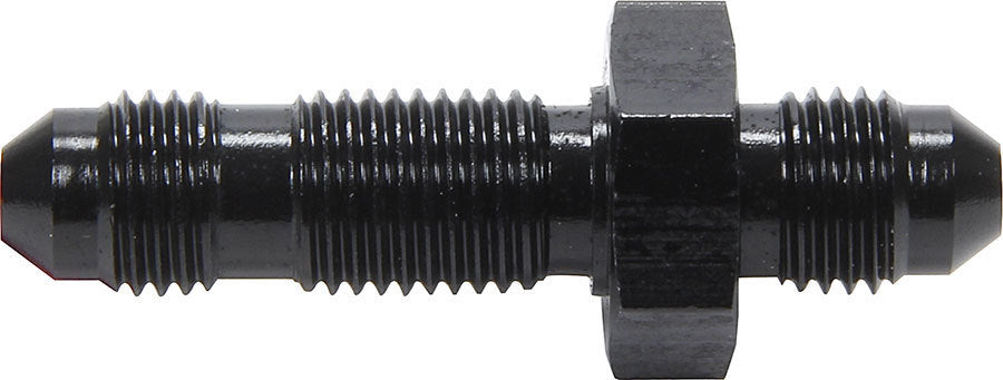 Straight Bulkhead -4 Black 10pk - ALL5009310