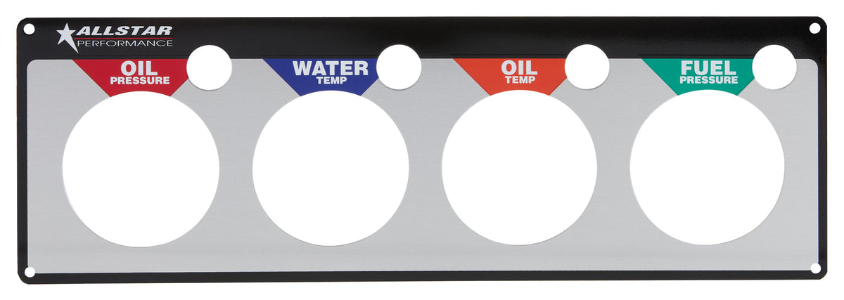 4 Gauge Panel Plate OP/WT/OT/FP - ALL80128