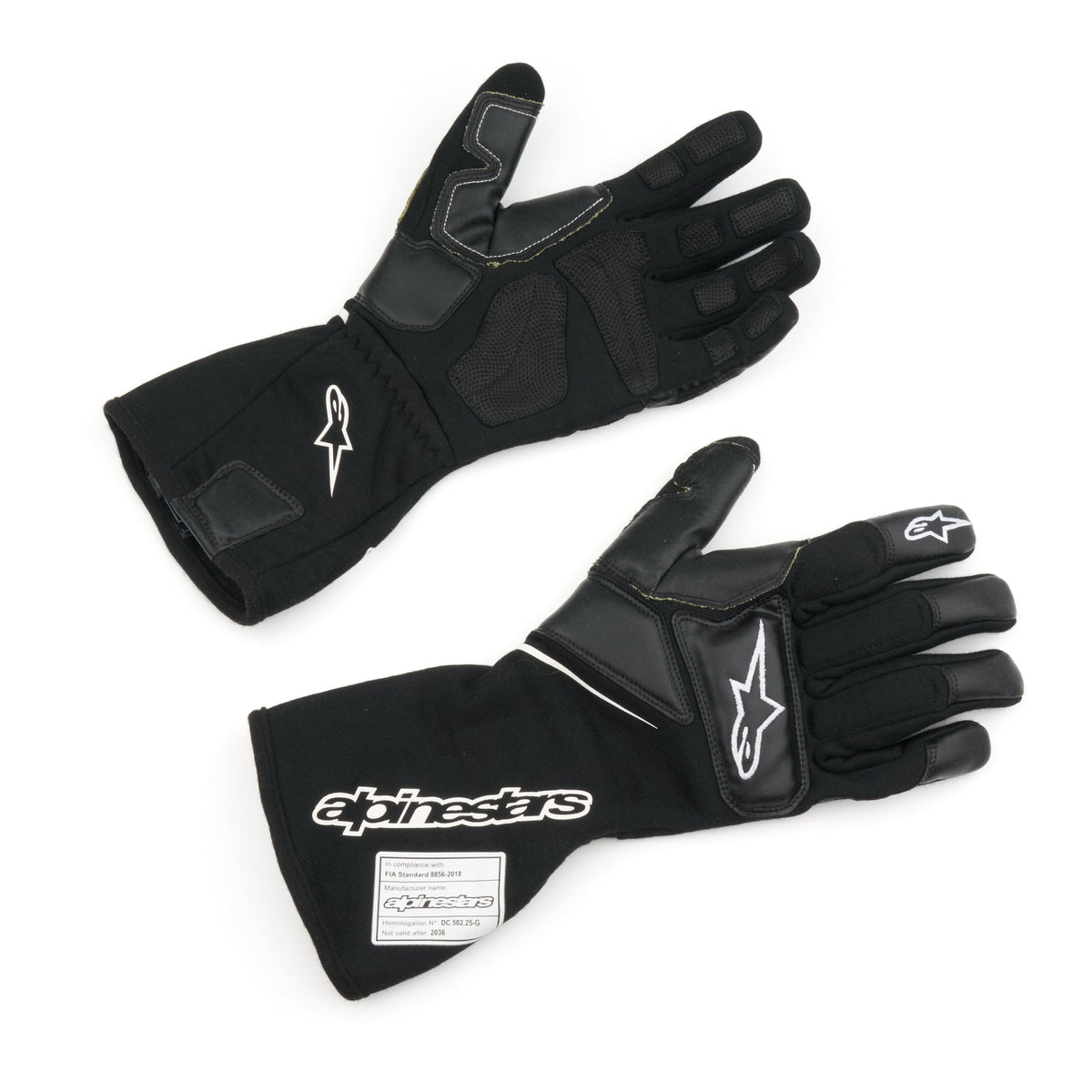 Glove Tech-M V2 Black Small FIA - 355022612S