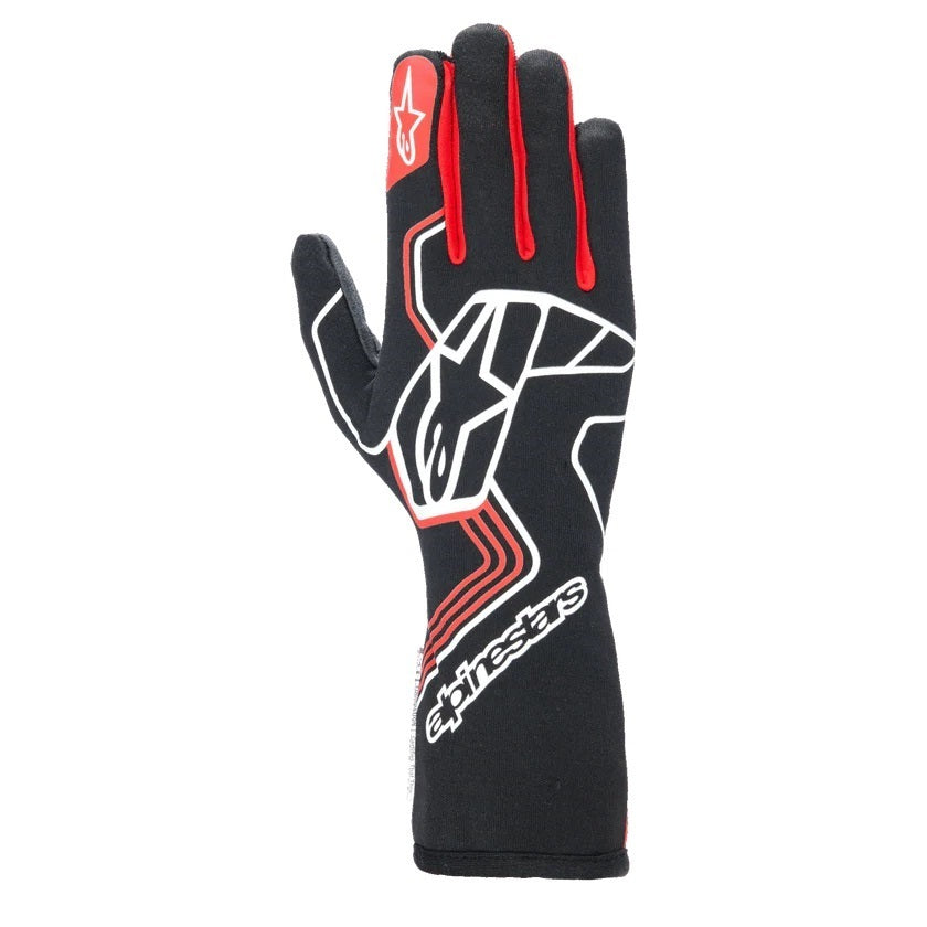 Glove Tech-1 Race V4 Black / Red Small - 355202413S