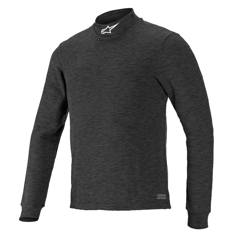 Race Top V3 Medium Black Long Slv FIA - 475702410M