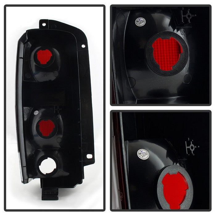 FR SPORT SPYDER Xtune Jeep Cherokee 1997-2001 OEM Style Tail Lights Red Smoked ALT-JH-JC97-OE-RSM...