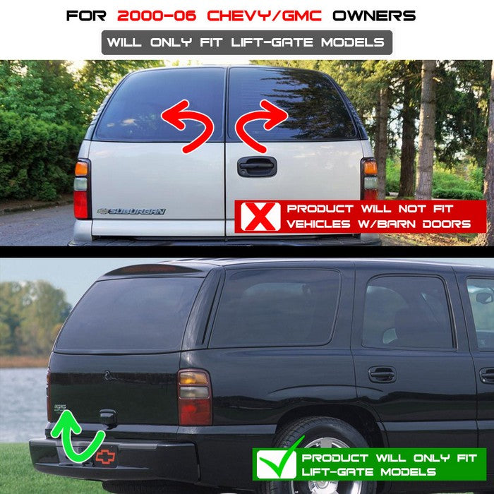 SPYDER Xtune GMC Yukon Denali Xl 01-06 Version 2 C Shape LED Tail Lights Red Smoke ALT-ON-CD00-G2-LED-RS 5081520