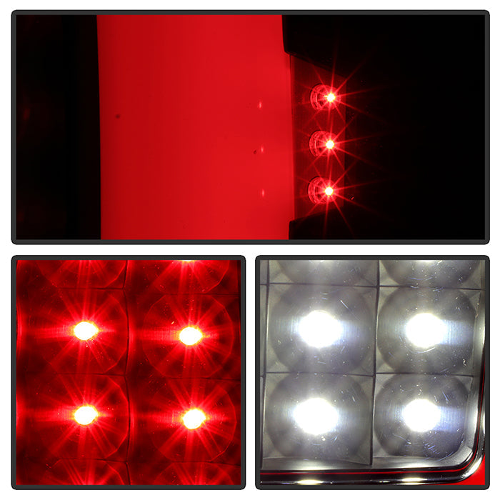 SPYDER xTune 00-06 Chevrolet Suburban C Shape Style LED Tail Lights - Black Smoke (ALT-ON-CD00-LBLED-BSM) 9050725