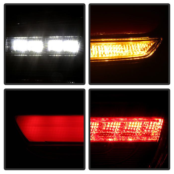 Spyder BMW 3 Series F30 2012-2018 Full LED Tail Lights (ALT-YD-BMWF3012-SEQ-BK) - Black 5088307
