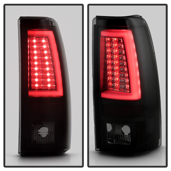 Spyder 03-06 Chevy Silverado (Does Not Fit Stepside) Version 2 LED Tail Lights - Black Smoke 5083272