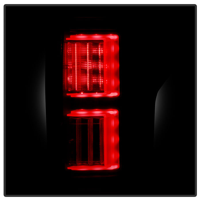 Spyder Ford F150 15-17 Light Bar LED Tail Lights (Not Compatible w/ Rear Blind Spot) - Black 5085948