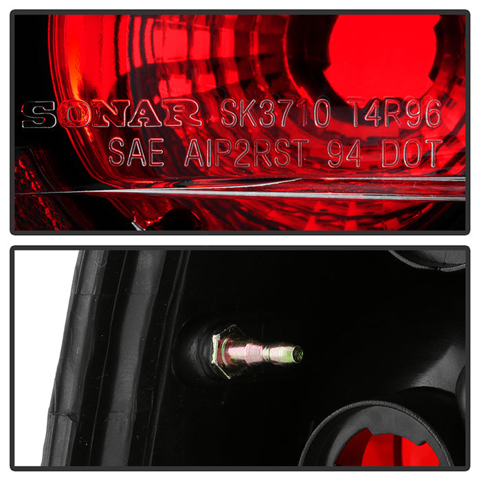 Spyder Toyota 4 Runner 96-02 Euro Style Tail Lights Black ALT-YD-T4R96-BK 5007292