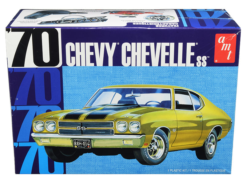 Skill 2 Model Kit 1970 Chevrolet Chevelle SS 1/25 Scale Model by AMT free shipping USA
