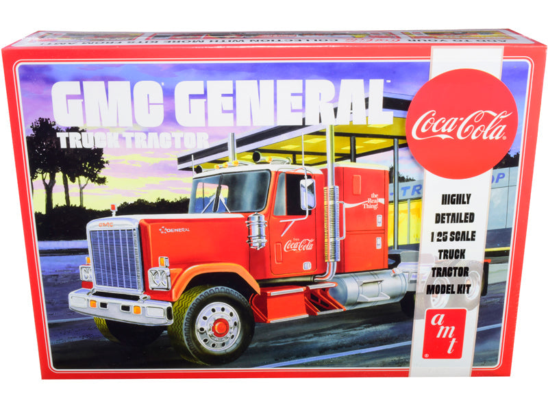 Skill 3 Model Kit GMC General Truck Tractor "Coca-Cola" 1/25 Scale Model by AMT free shipping USA