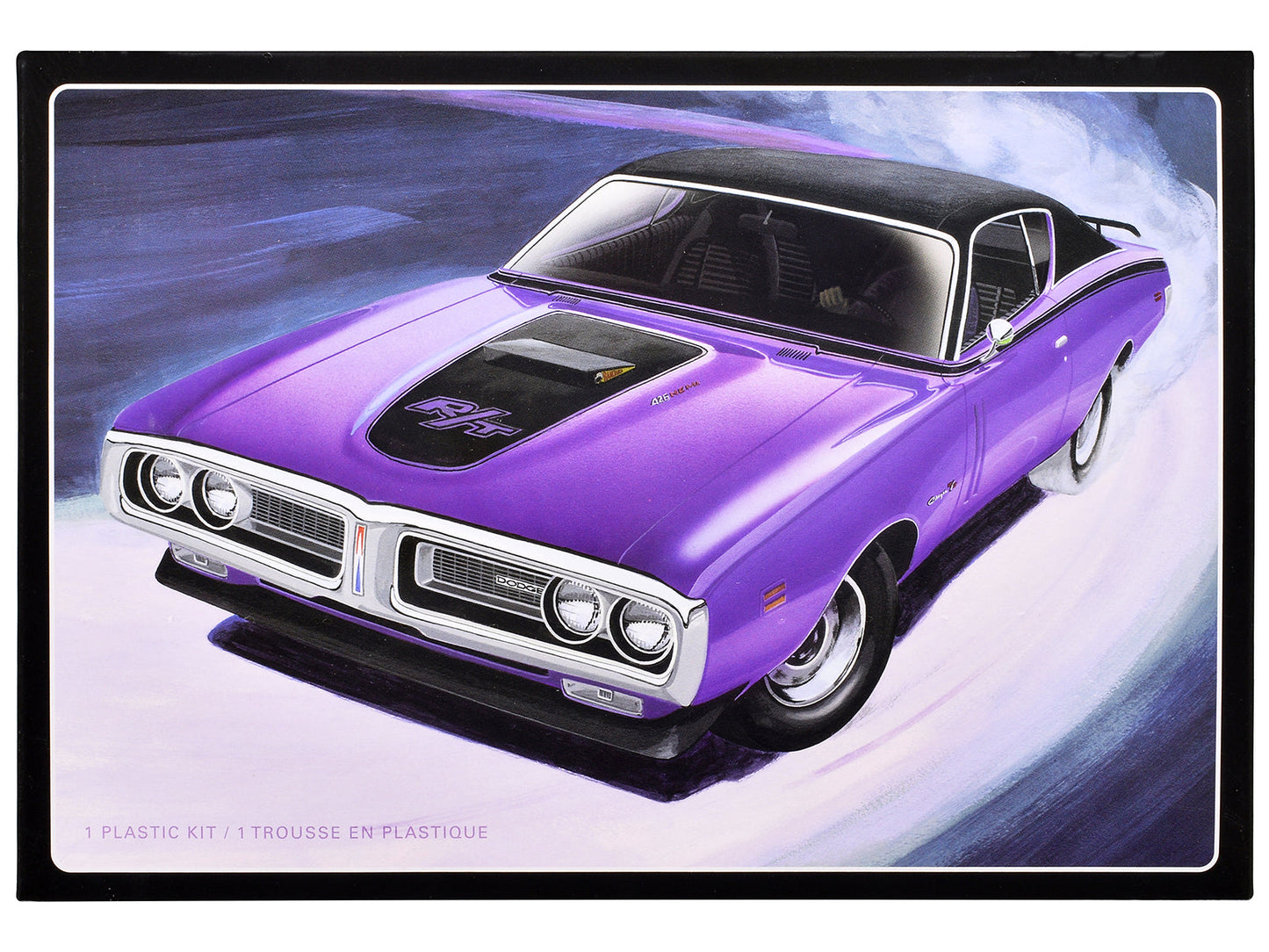 Skill 2 Model Kit 1971 Dodge Charger R/T 1/25 Scale Model by AMT free shipping USA
