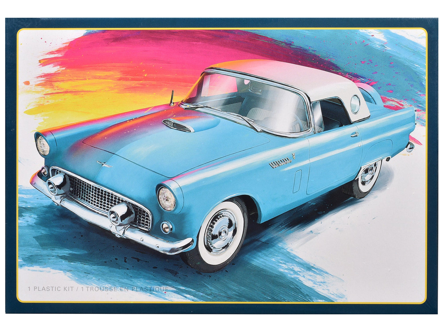 Skill 2 Model Kit 1956 Ford Thunderbird 1/25 Scale Model by AMT free shipping USA