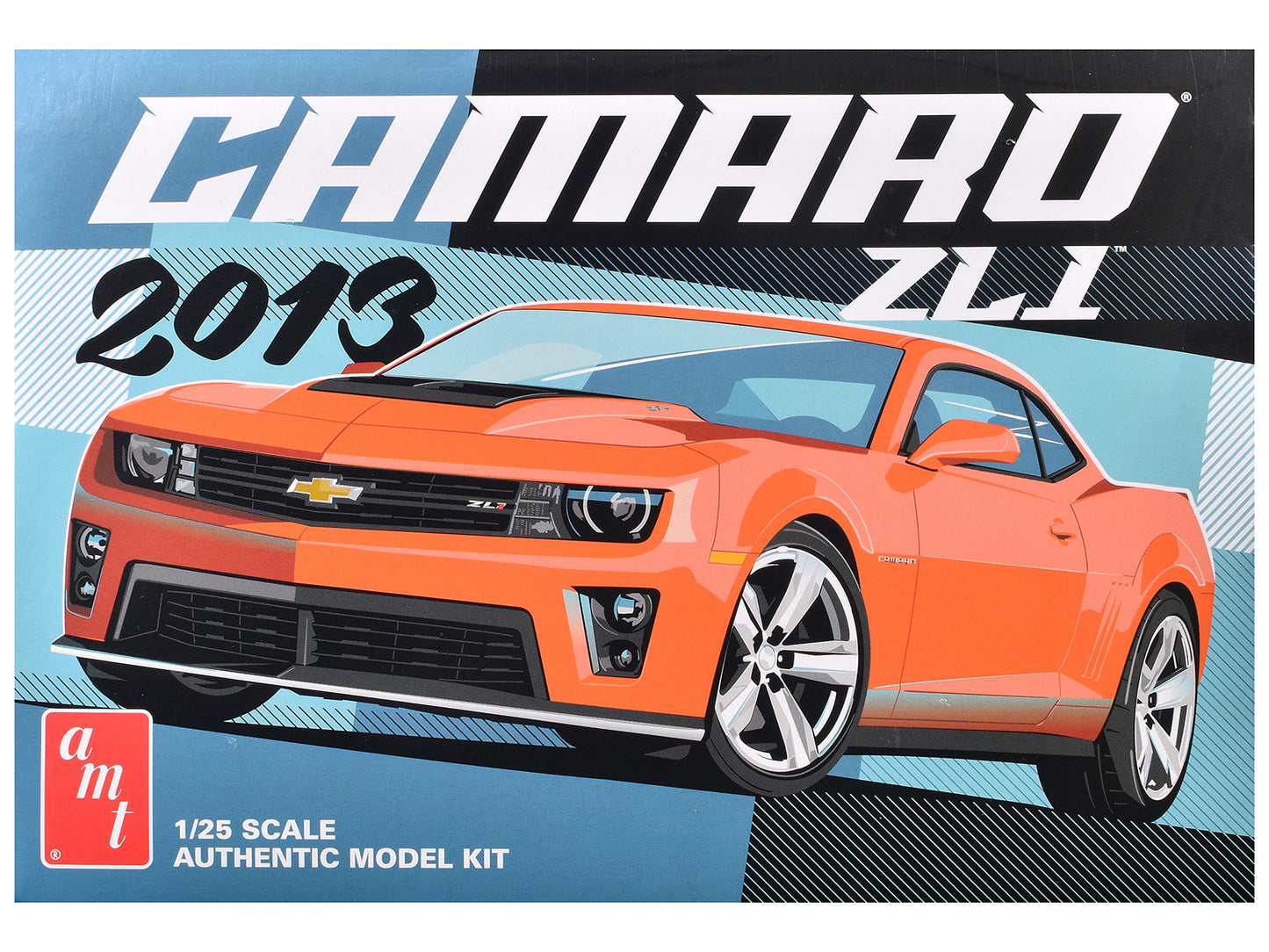 Skill 2 Model Kit 2013 Chevrolet Camaro ZL1 1/25 Scale Model by AMT free shipping USA