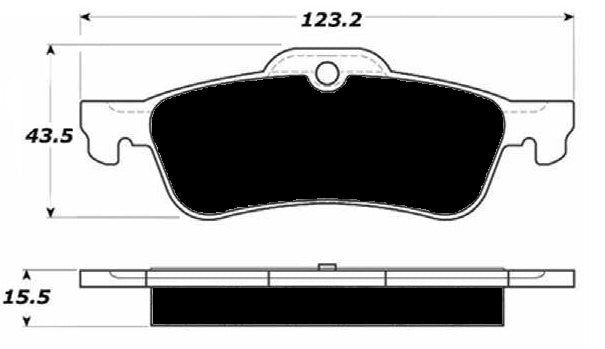 FR SPORT Porterfield Brake Pads for 2008 MINI Convertible w/JCW - View 6