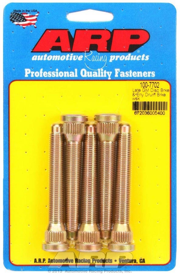 Wheel Stud Kit - 7/16-20 3.200/.580 Knurl (5) - 1007702