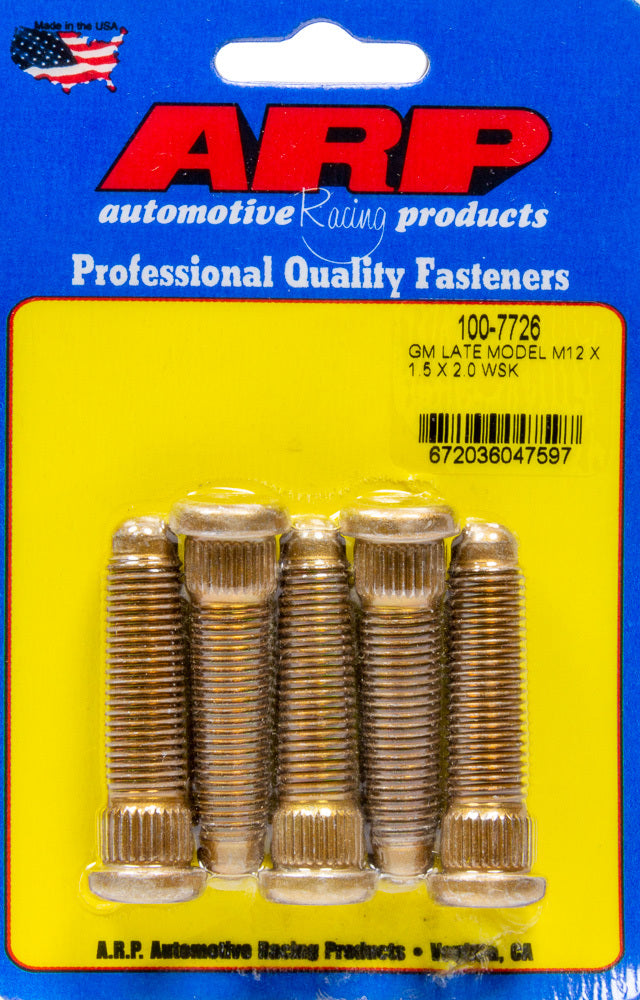 Wheel Stud Kit 12mm x 1.5 x 2.0 (5pk) - 1007726