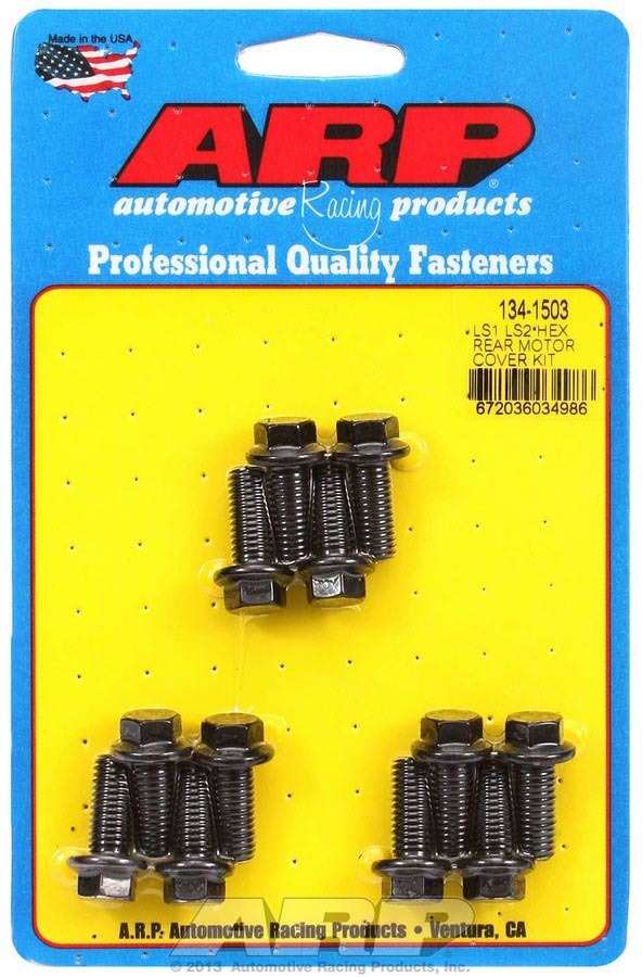 Rear Motor Cover Bolt Kit - 6pt. LS1/LS2 - 1341503