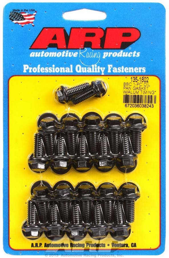 BBC Oil Pan Bolt Kit - 6pt. - 1351802