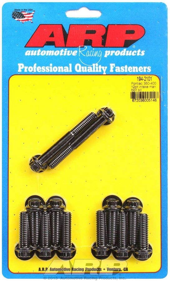Pontiac Intake Bolt Kit 12pt. - 1942101